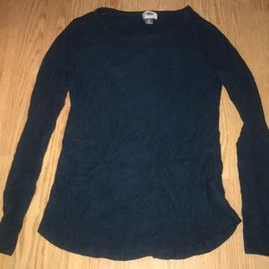 Soft rubbed long sleeve t-shirt